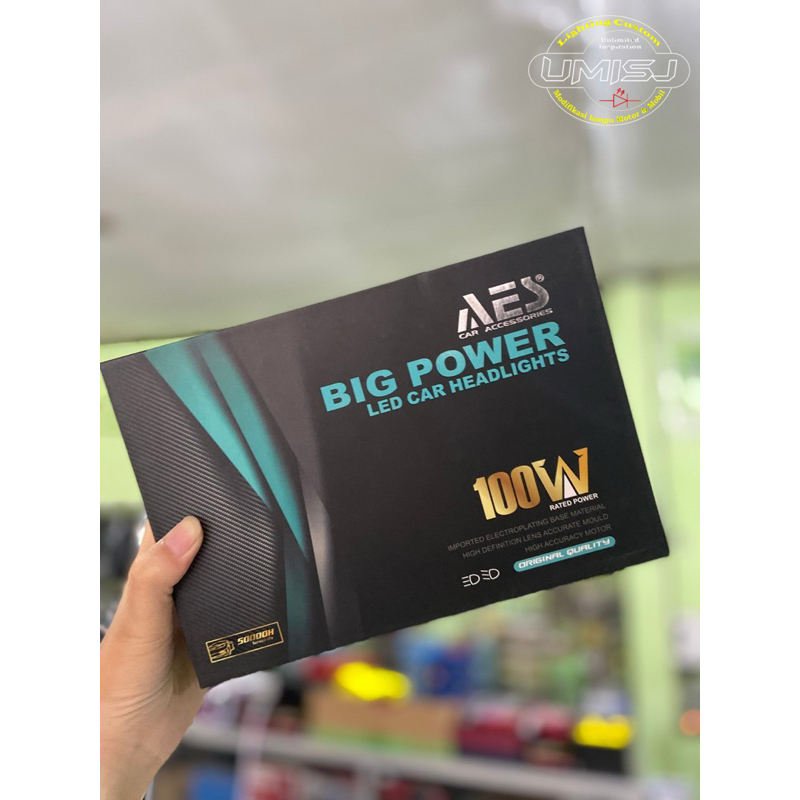AES Big Power 100W H4 dan H11 untuk Led headlamp dan foglap