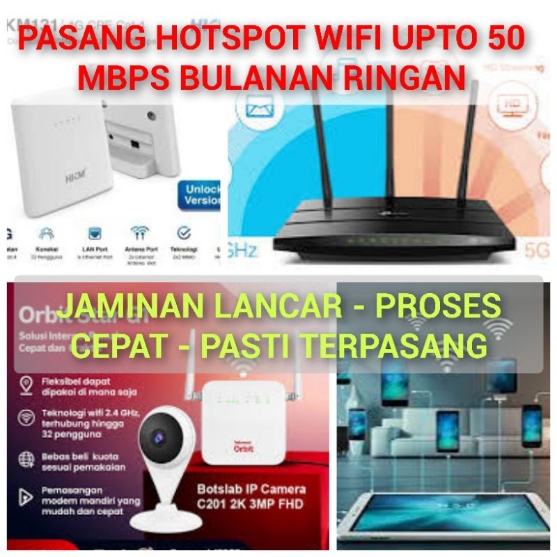 pasang wifi rumahan upto 50 mbps