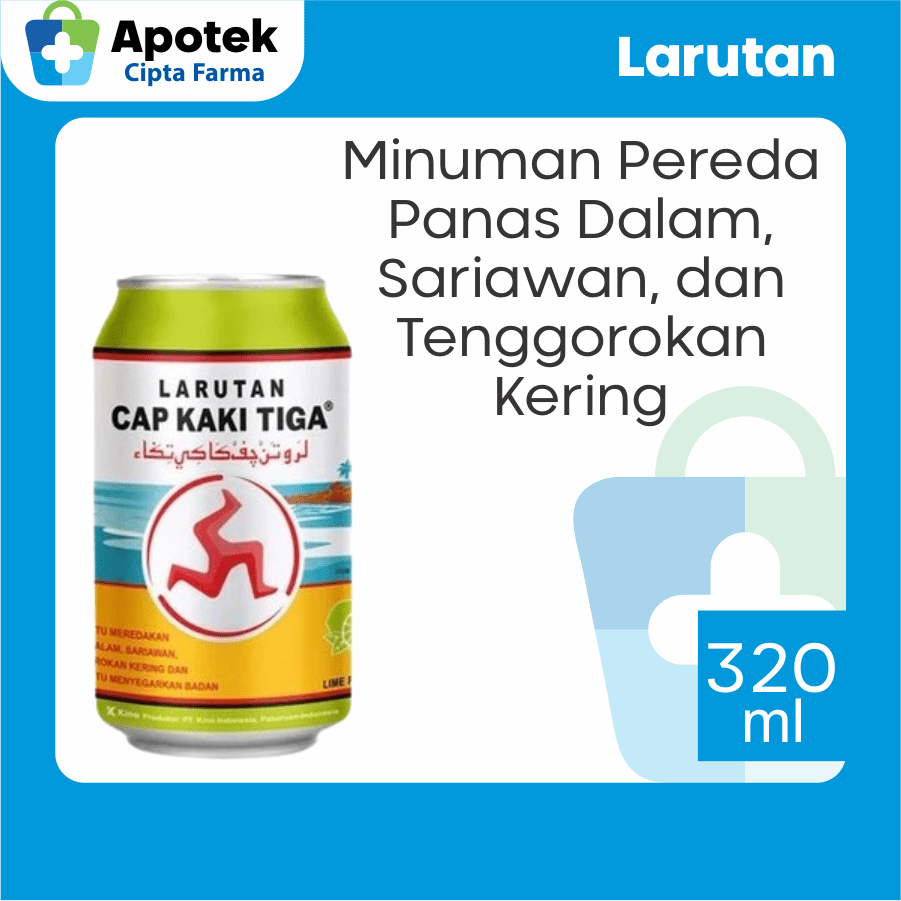 

Larutan Cap Kaki Tiga Rasa Jeruk Nipis Air Fruktosa Perisa Asam Sitrat Minuman Kaleng untuk Panas Dalam Sariawan dan Sakit Tenggorokan