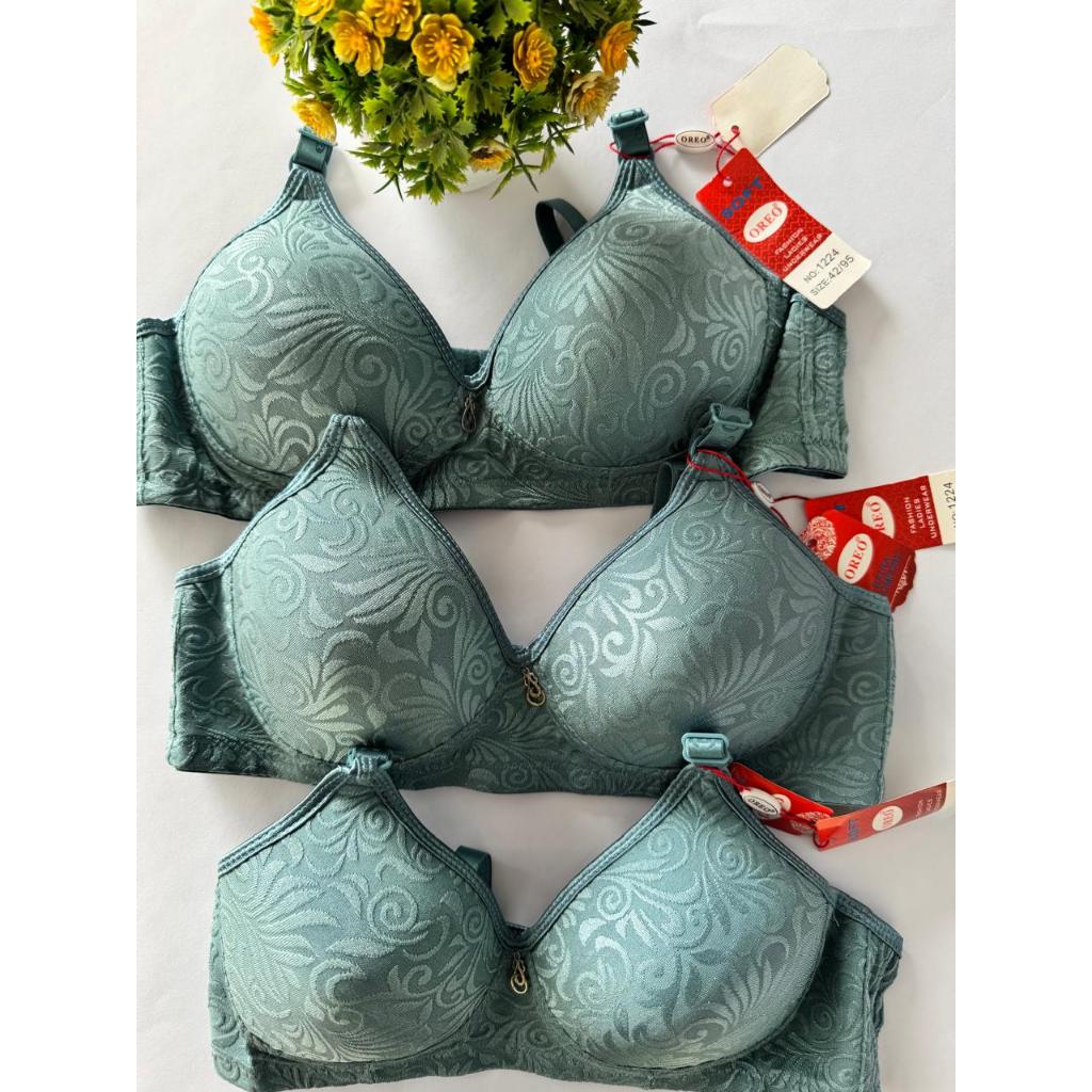 BH Busa OREO 1224  Bra Siz 36-42 Tanpa Kawat Tali Bisa Diatur Oreo