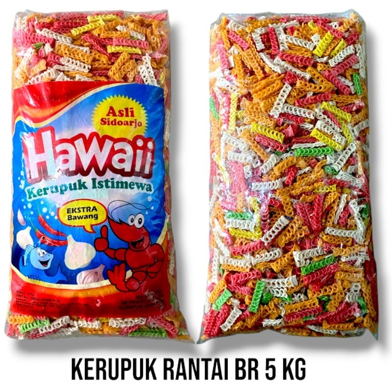 

kerupuk mentah rantai /krupuk toping seblak br 5 kg