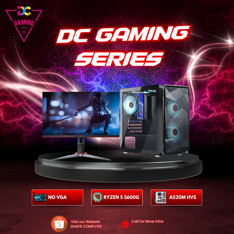 PC G Series PC AMD Ryzen 5 5600G | 16GB | SSD 256GB Rakitan Gaming