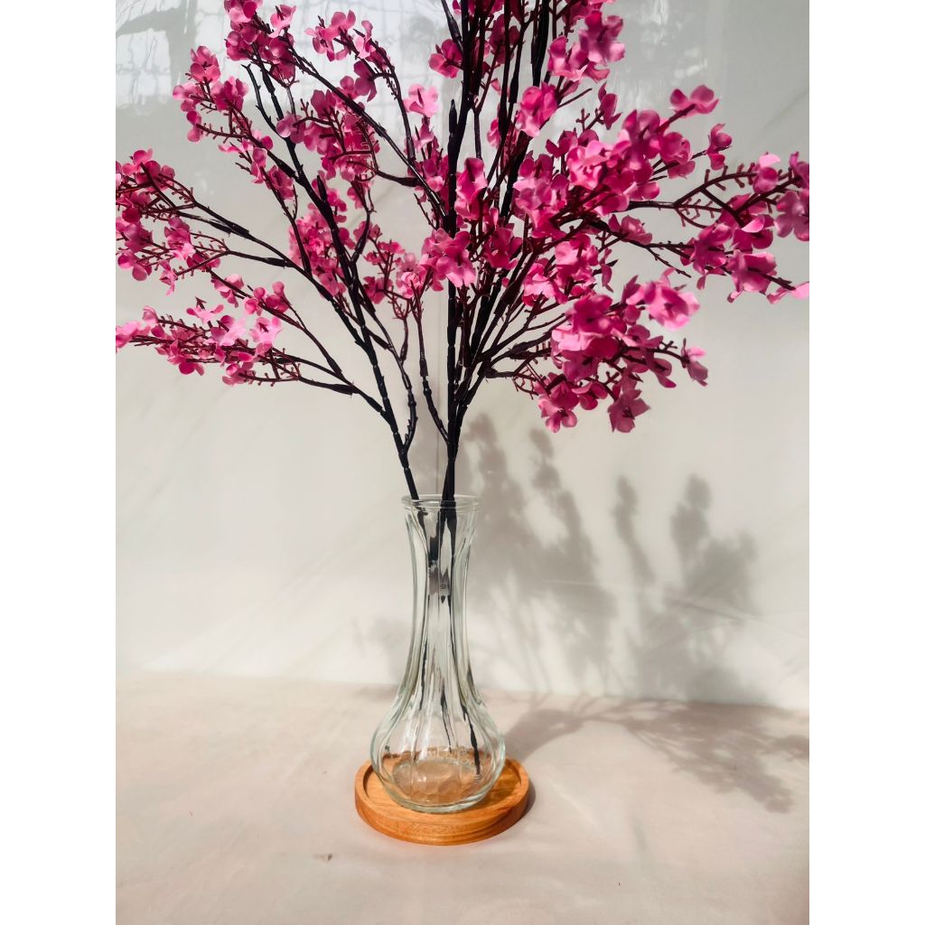 Vas Kaca Aestetik Vas Kaca Mini Vas Kaca Bunga Kering