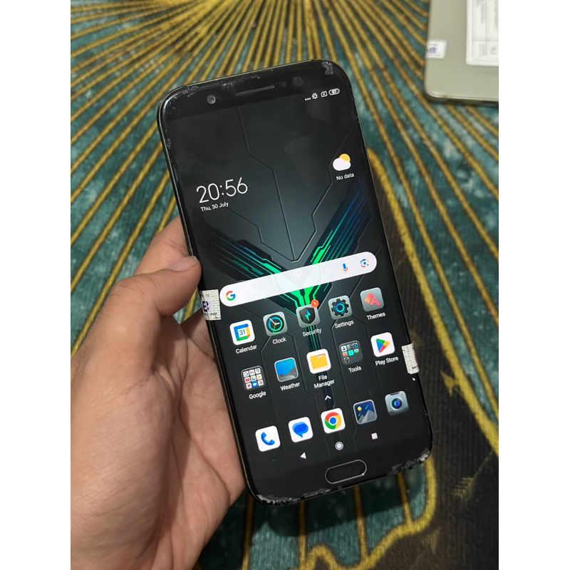 Handpone Hp Black Shark 2 8/128 Second seken bekas murah ad minus