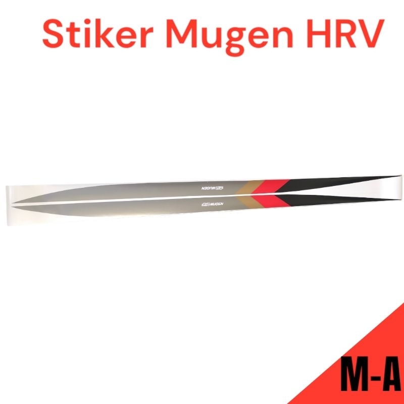 stiker body MUGEN buat Honda HRV