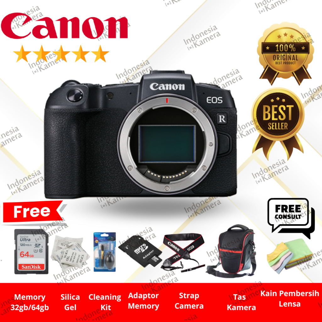 CANON EOS RP & WITH ADAPTER NEW SECOND
