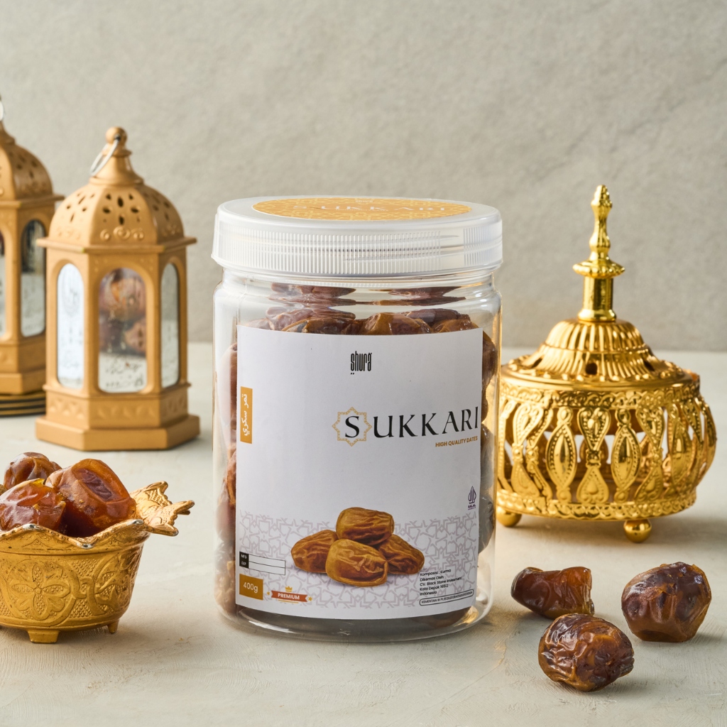 

Shura Kurma Sukkari 400gr Premium Original High Quality Toples