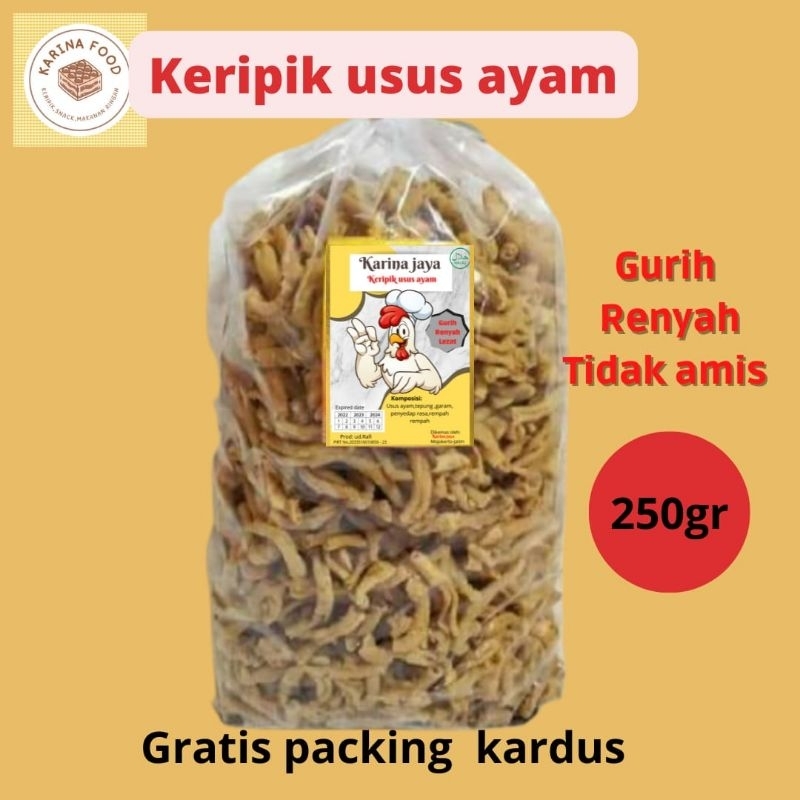 

keripik usus ayam krispi 250gram