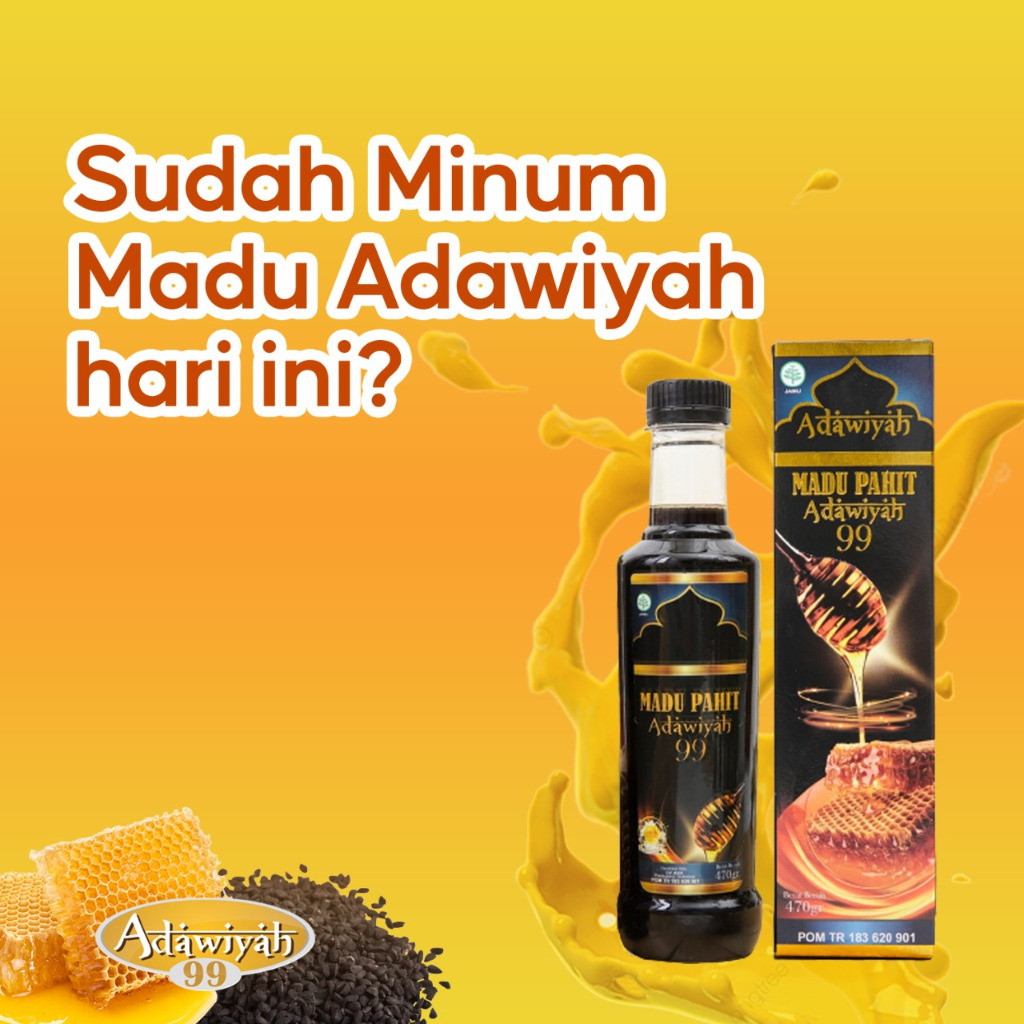 

Murah Madu Hitam Pahit Adawiyah 99 Madu hitam pahit kaya akan manfaat