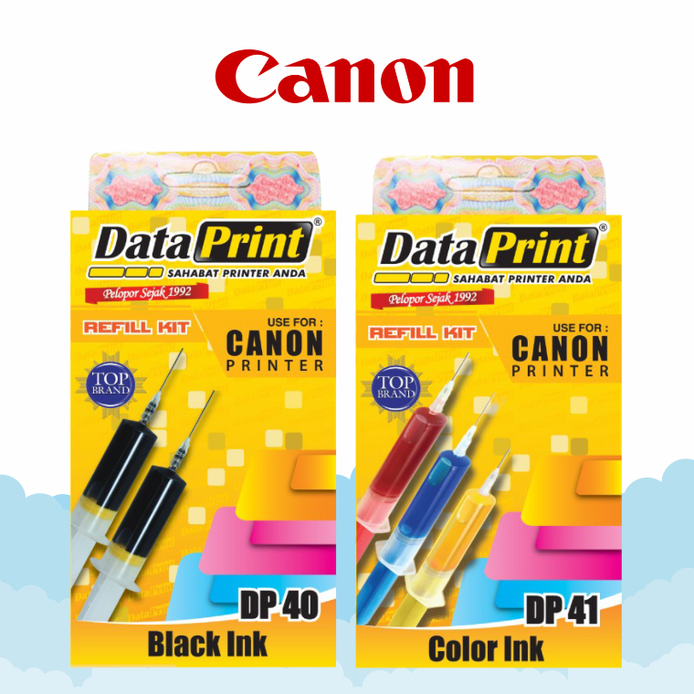 Tinta Suntik Data Print Reffill (Printer Canon)