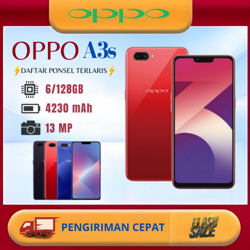 HP OPPO A3S RAM 6/128GB GRS 12 BULAN HP A3S RAM 6/128GB FULLSET