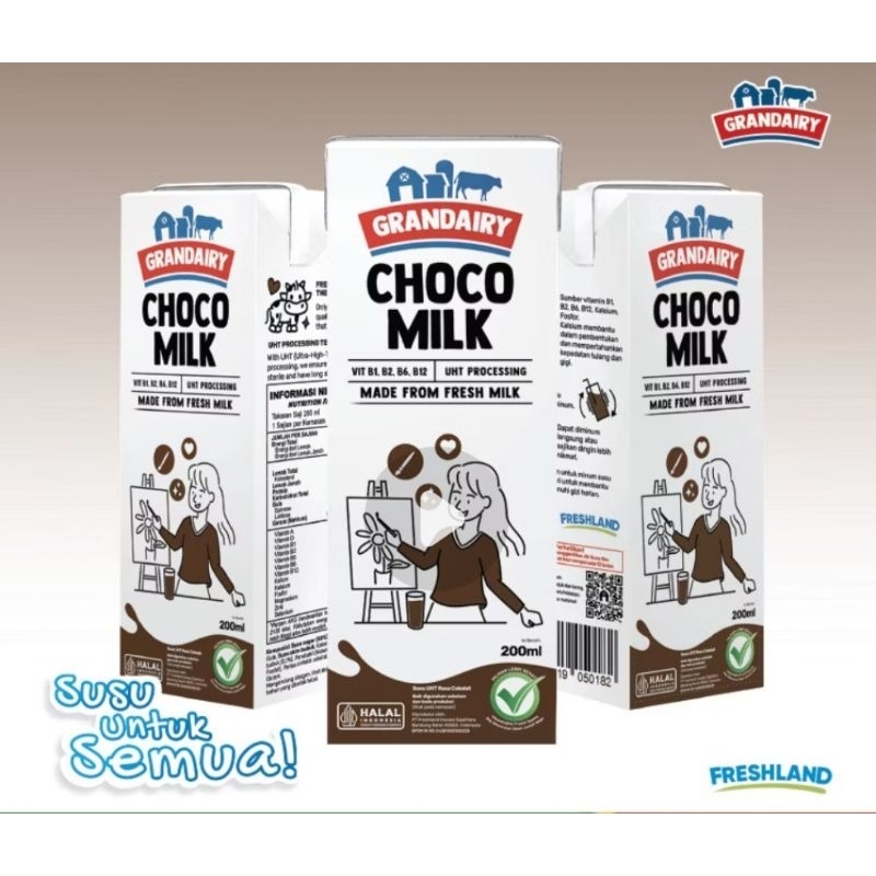 

SUSU GRANDDAIRY COKLAT 200 ML
