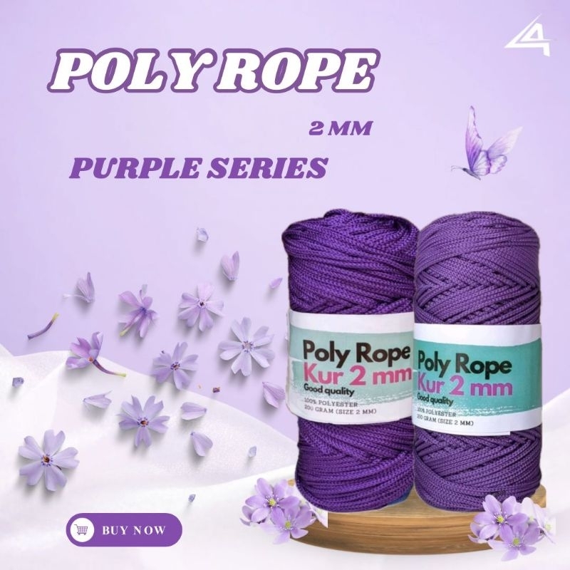 Benang Rajut Poly Rope 2mm