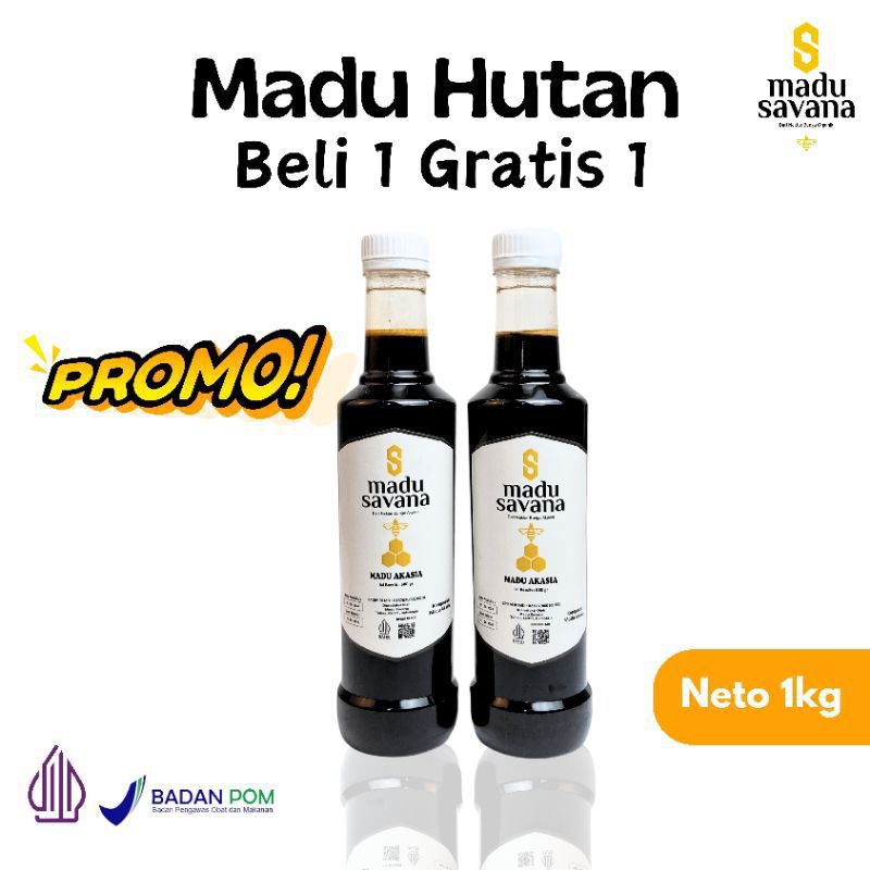 

Madu Asli Akasia by Savana Beli 1 Gratis 1 BPOM 500 Gram Hutan Akasia