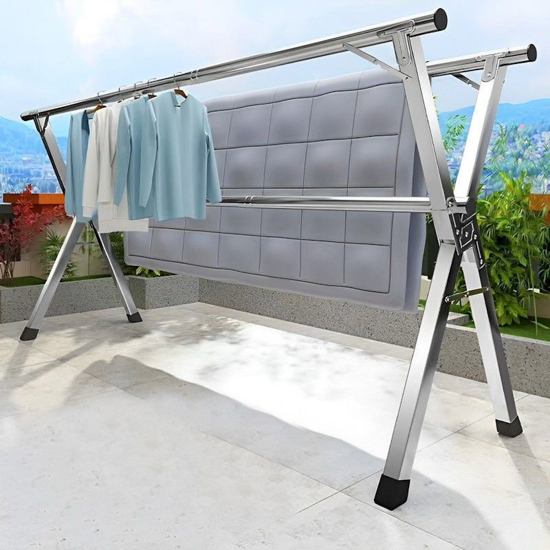 Jemuran Baju Lipat Stainless Steel Jemuran Pakaian 200cm