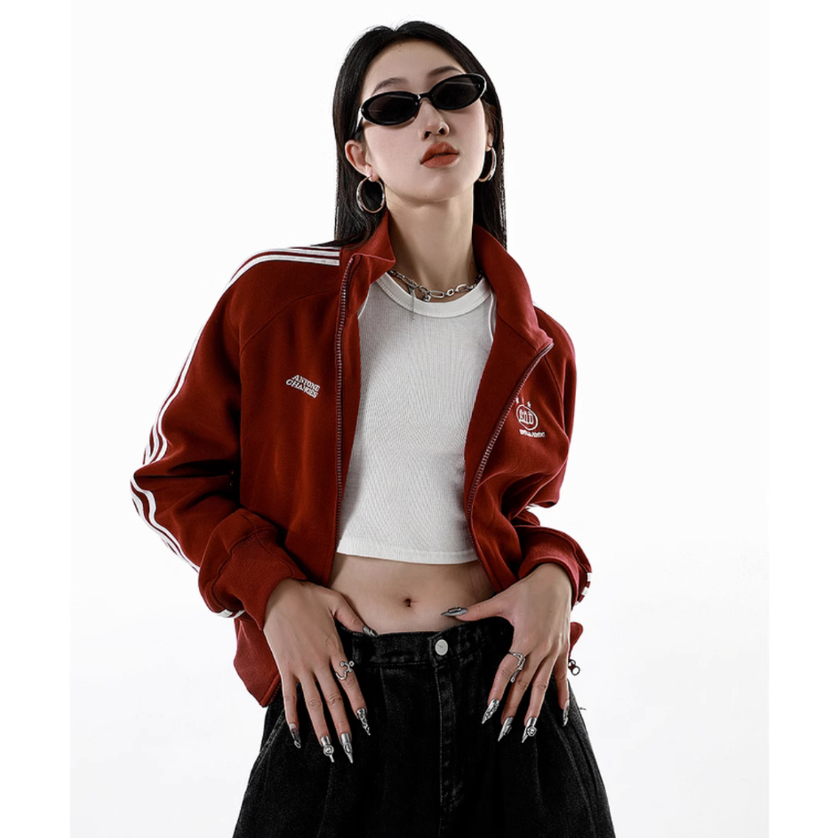 Jacket Wanita END BORDIR Jacket Zipper Wanita Oversize | Jacket Double Zipper Korean Style Kekinian