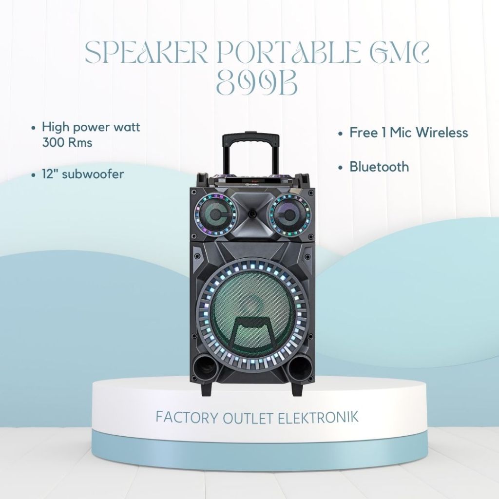 SPEAKER PORTABLE GMC 899B