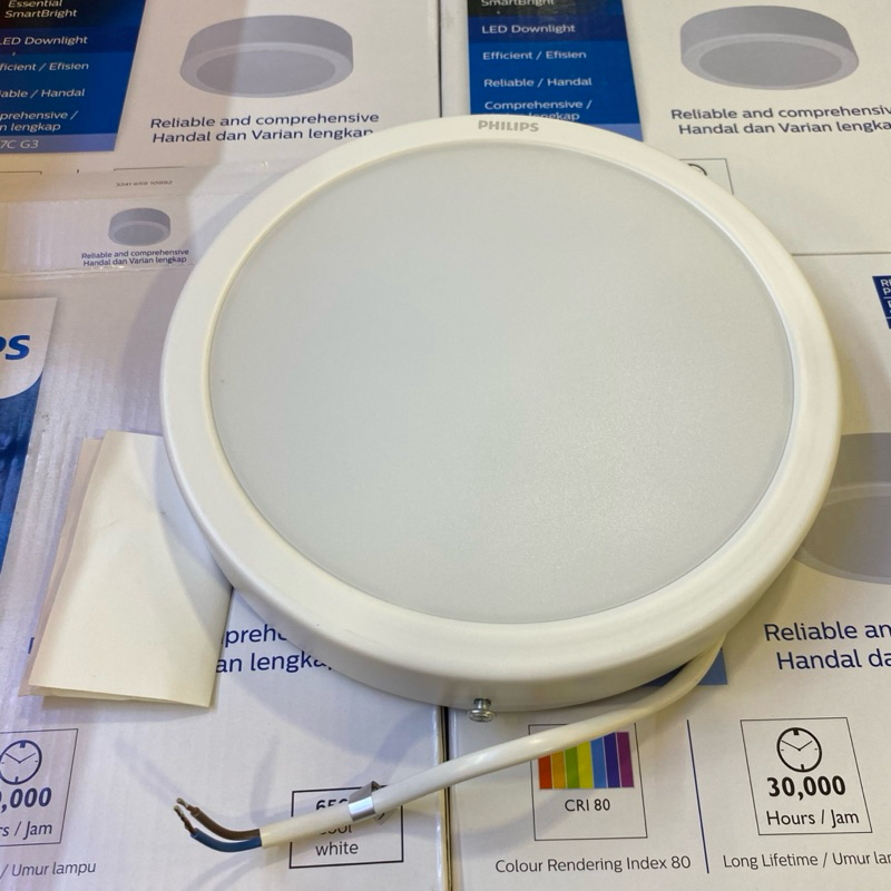 DOWNLIGHT LED OUTBOW PHILIPS DN027C 15W G3 PUTIH 6500K