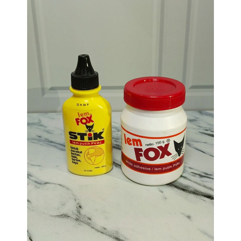 

Lem Fox/ Lem putih PVAc/ lem fox Stik