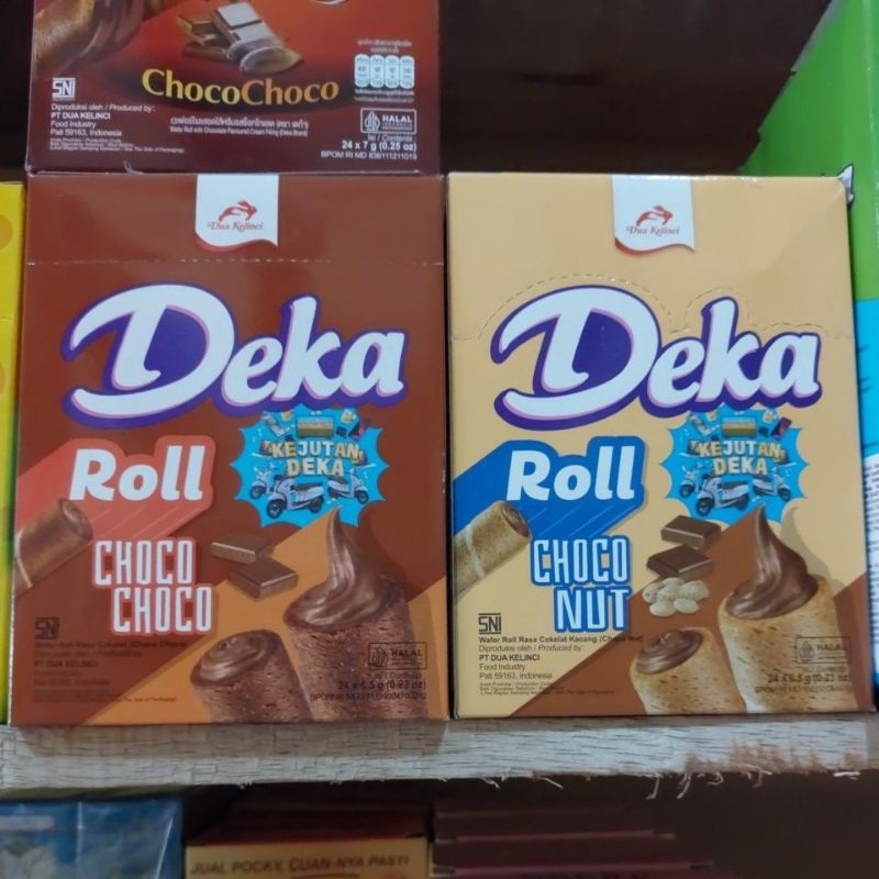 

Deka Wafer Roll 1 kotak isi 24 pcs