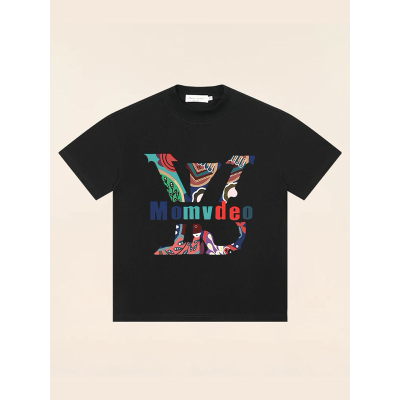 LV T-Shirt,Summer First High-End Louis Vuitton Printed Short Sleeve T-Shirt Unisex