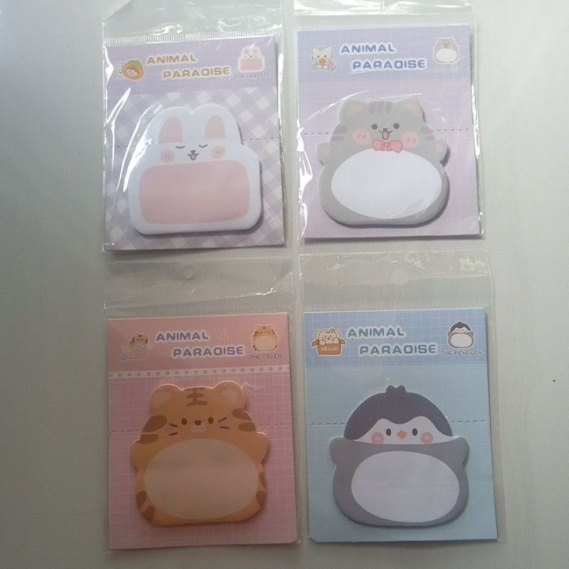 

Sticky Note Model Hewan Animal Lucu