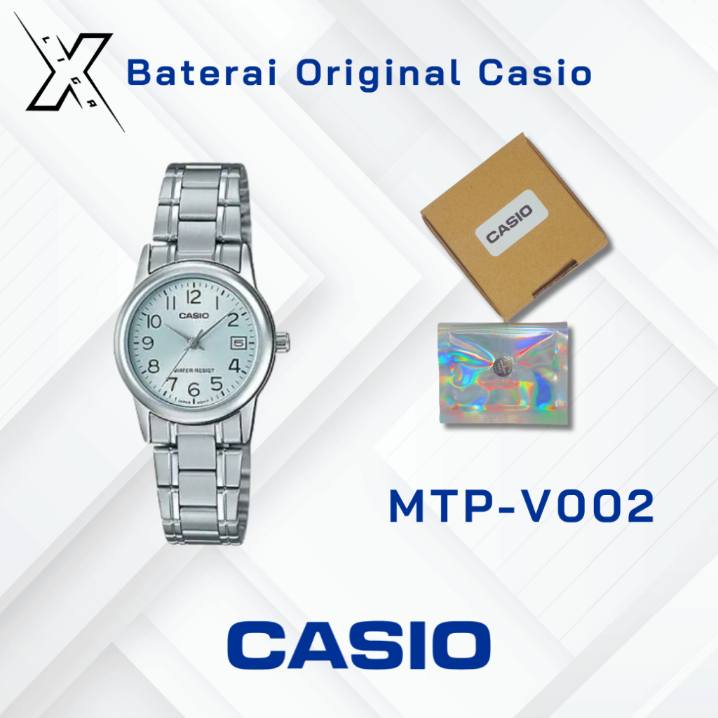 Baterai Jam Tangan Casio LTP-V002 Original