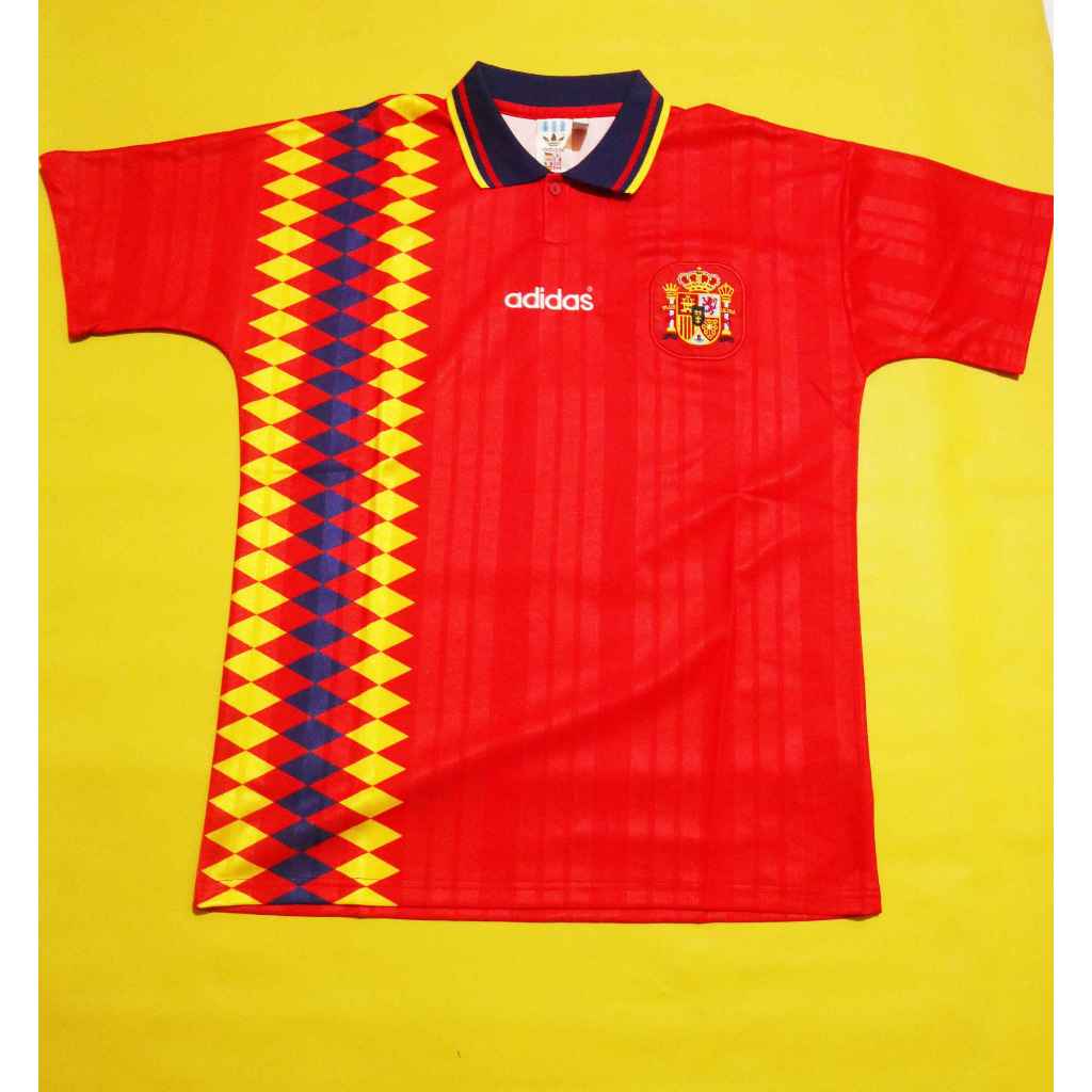 Jersey Retro Spanyol Home 1994 Grade Ori