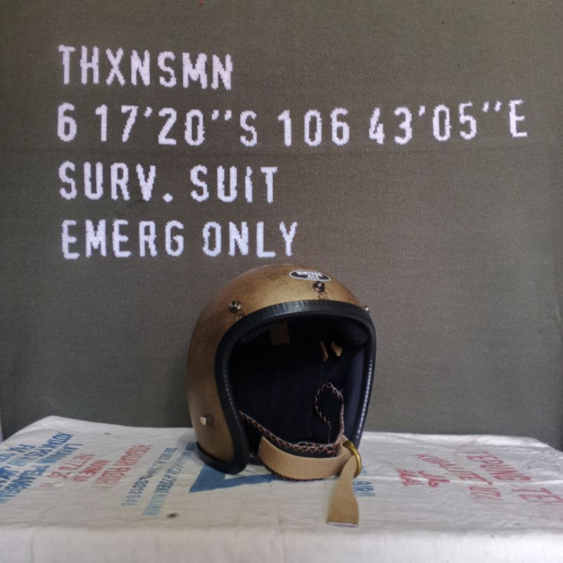 Helm Slimhead 500TX Dark Gold