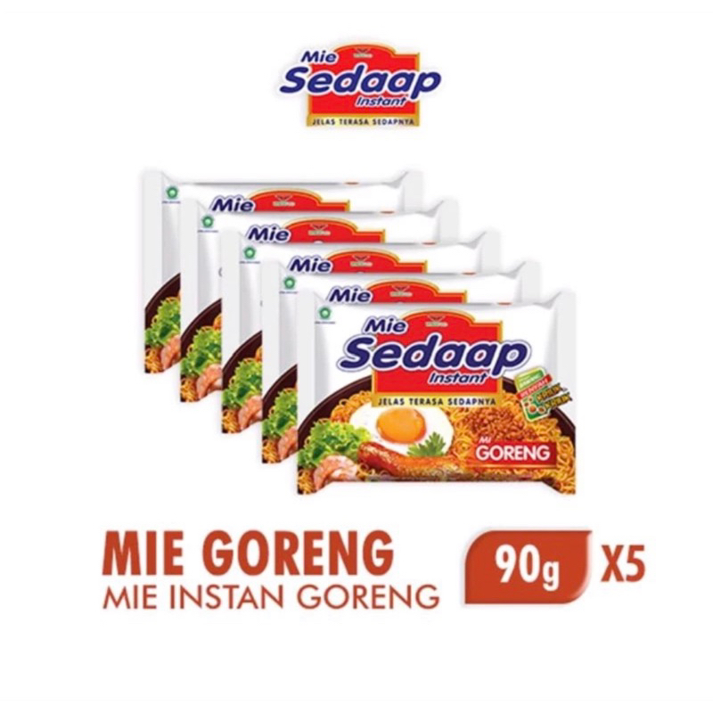 

sedaap mie instant goreng 5 pcs