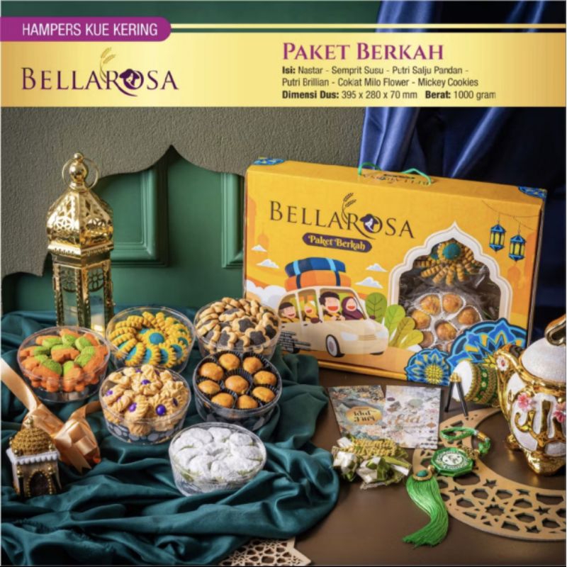 

BELLAROSA PAKET KUE KERING BERKAH ISI 6 TOPLES BEST SELLER