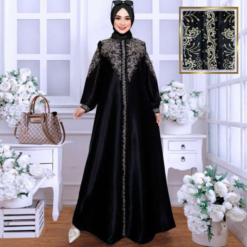 Gamis elegan hitam