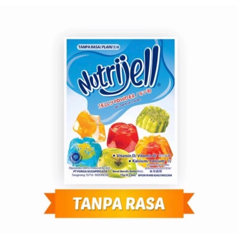 

NUTRIJELL PLAIN TANPA RASA