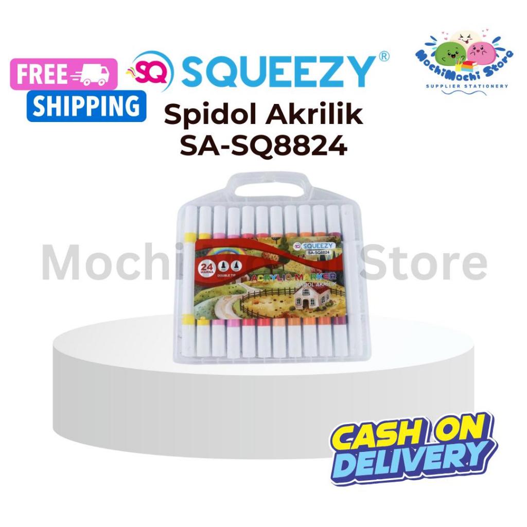

Spidol Akrilik Dual Tip 24 Warna SA-SQ8824 | Acrylic Marker | Spidol Acrylic | Spidol Akriliki Warna-Warni Stationery