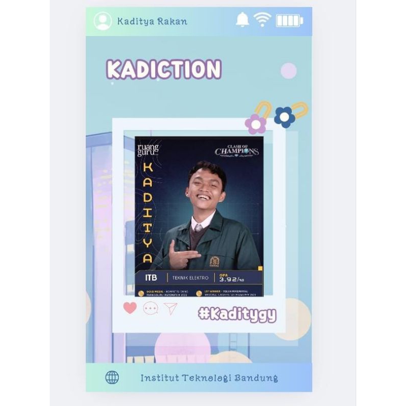 

LANYARD KADIT COC | Kaditya Rakan | Kadiction | ITB