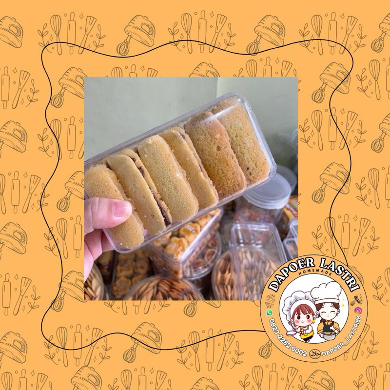 

Kue kering Nutella Coklat Lumer Enak Berat 400gram