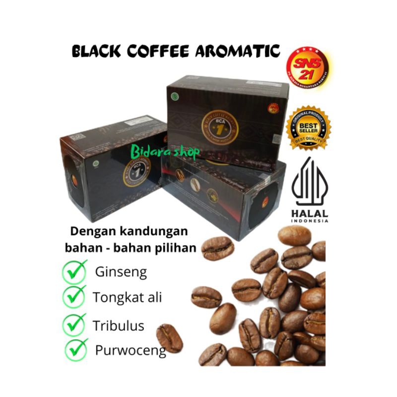 

BLACK COFFEE AROMATIC BCA isi 16sachet