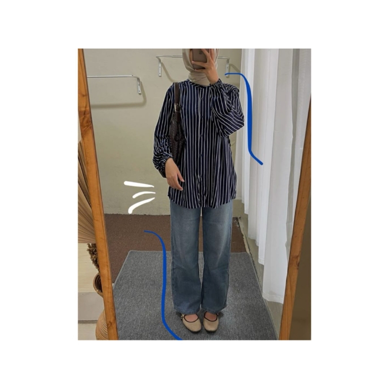 Ayunda Blouse Kemeja motif Kemeja korean Kemeja ayunda Kemeja rayon premium Blouse motif bunga bunga