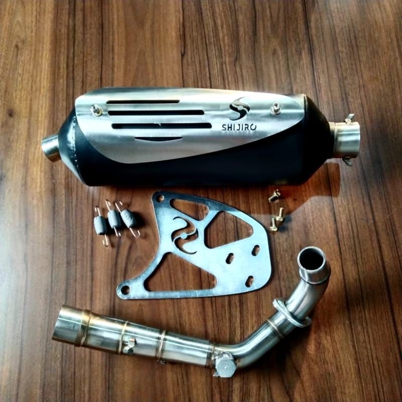 KNALPOT SHIJIRO VESPA MATIC LX 2V & S 2V TYPE MONSTER SHIJIRO RACING ORIGINAL PRODUCT