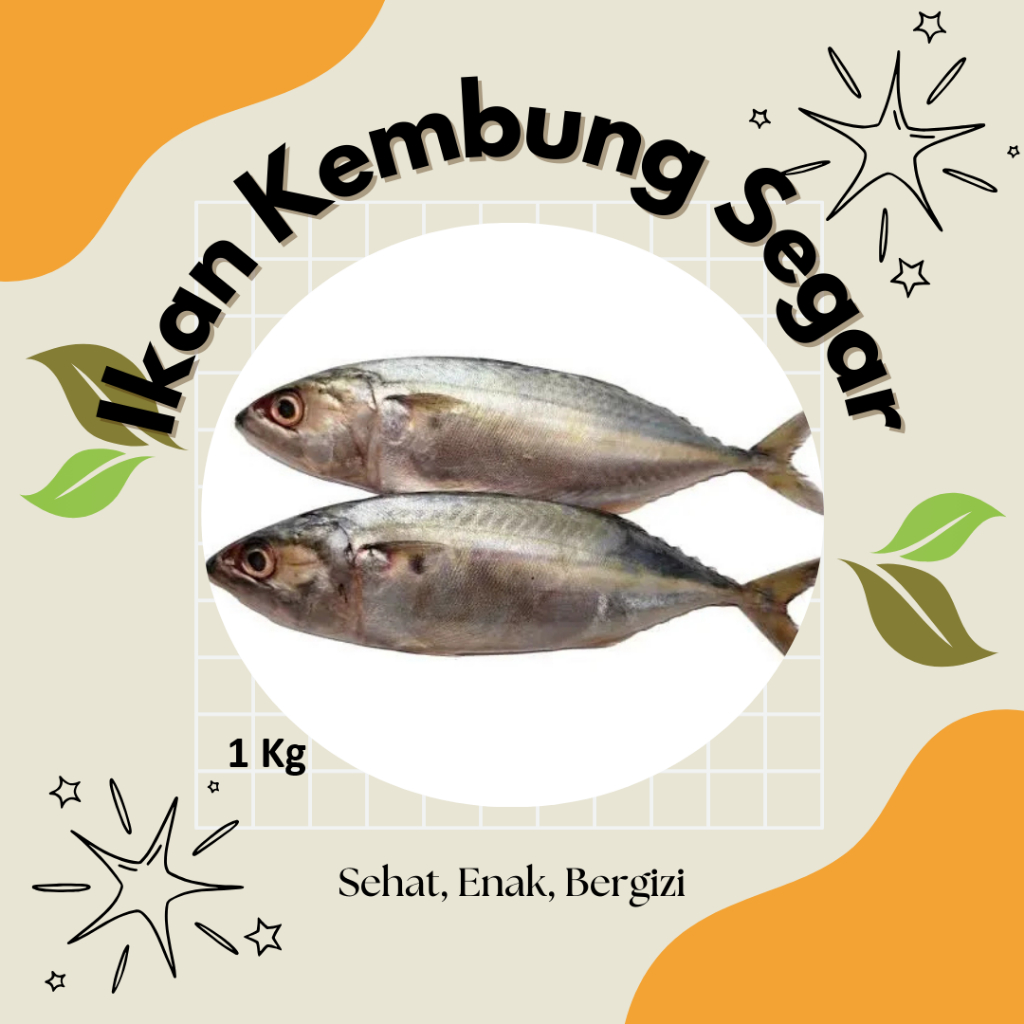 

Ikan kembung Banjar 1Kg Segar Premium, Harga Terjangkau