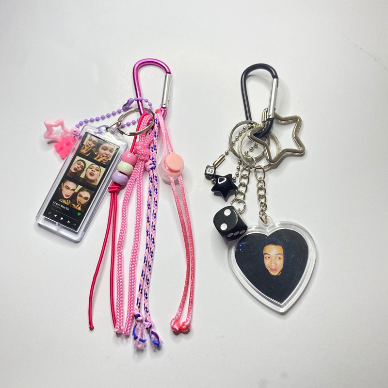 onxea.id V2 GANTUNGAN KUNCI CUSTOM FOTO FRAME LOVE | CARABINER BAG CHARM | KEYCHAIN