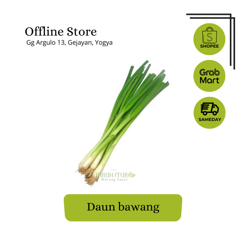 

Daun Bawang - Warung Sayur Mbah Ituk Jogja