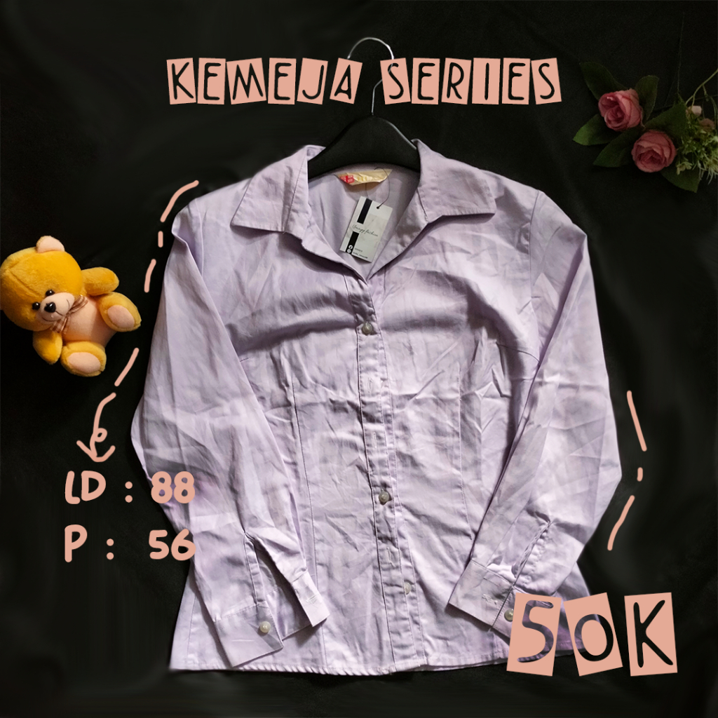 BAJU PRELOVED BRANDED MURAH SISA EKSPOR (KEMEJA SERIES)