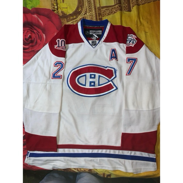Jersey Hockey NHL Montreal Canadiens Away 100 Season/Match des etoiles 2009 Player Issue “KOVALEV” R