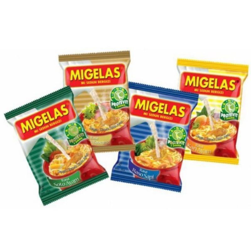 

Mie Gelas Sachet, 1 Renceng Isi 10 Pcs