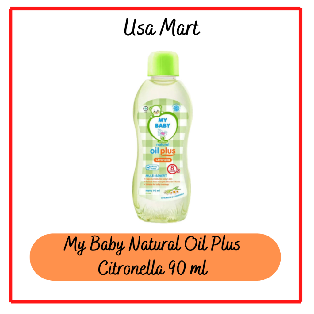 MY BABY Natural Oil Plus Citronella 90 ml / My Baby Baby Oil