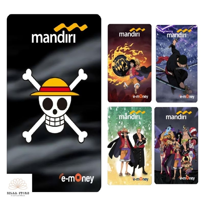 E-money Mandiri Limited Edition OnePiece / E-toll Mandiri / E-money Mandiri / E-toll Card / Kart E-m