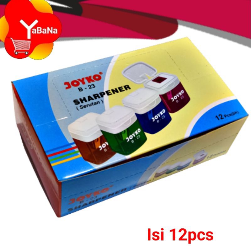 

Rautan Pensil Serutan Joyko B-23 12pcs