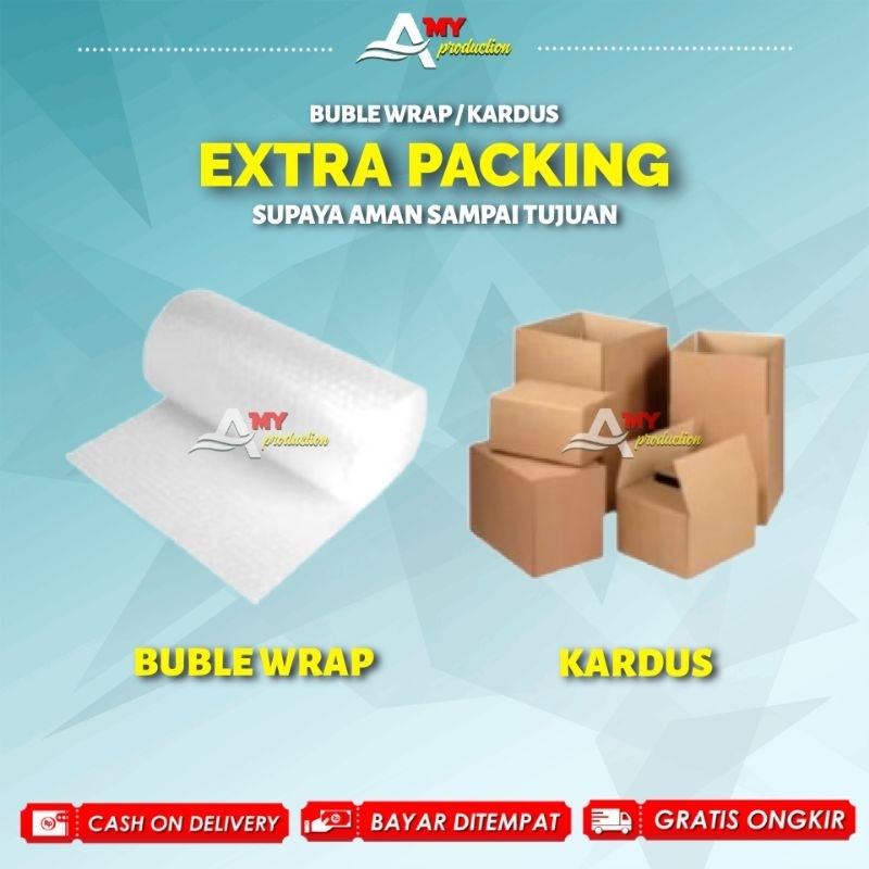 

Tambahan Extra Bubble Wrap Supaya Aman Sampai Tujuan