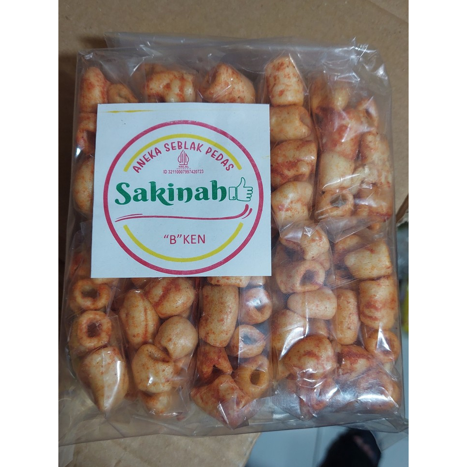 Cemilan Makaroni Pedas Gurih